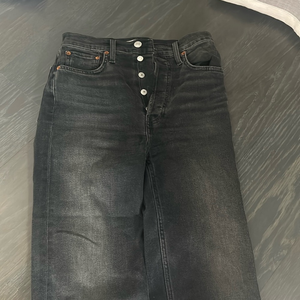 Re/done black jeans